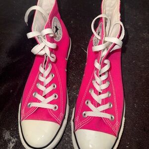 Converse Women's Fuchsia High-Top Sneakers